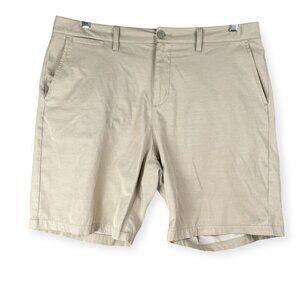 RVCA Men’s Shorts Size 36 Beige Khaki Dual Purpose Walk Chino Casual Skate Surf